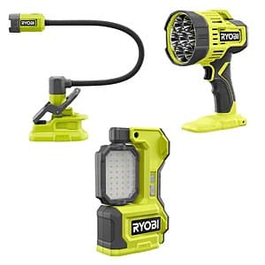 RYOBI ONE+ 18V 조명 키트