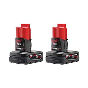 Milwaukee M12 4.0Ah 배터리 2팩