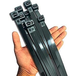 Heavy Duty Black Zip Ties