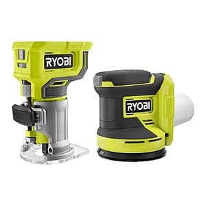 Ryobi ONE+ 라우터 & 샌더 세트