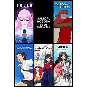 Mamoru Hosoda 5-Movie 4K UHD