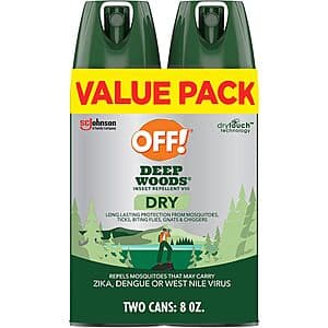 OFF! Deep Woods 살충제 4oz 2pk