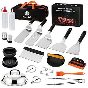 NULAS 27pc Griddle Kit
