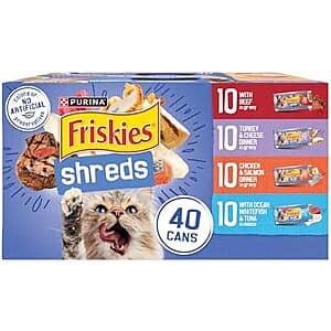 Purina Friskies Shreds 40-Pk