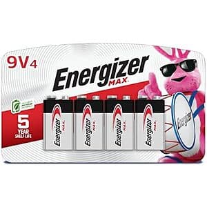 Energizer MAX 9V 4-Pack