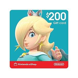 Nintendo eShop 기프트카드 $200