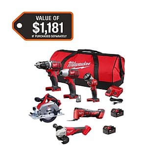 Milwaukee M18 6-Tool Combo