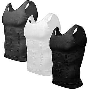 Odoland Men's Compression Tank Top 3-Pack