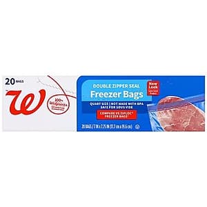 Walgreens Food Storage Bags