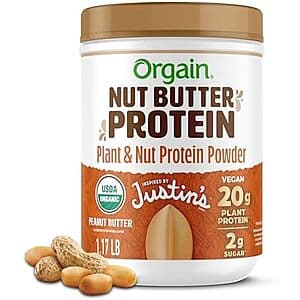 Orgain x Justin's 단백질 파우더