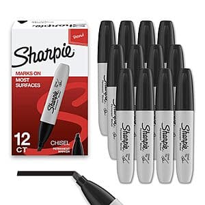Sharpie Chisel Tip Markers