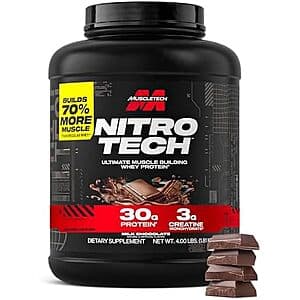 머슬테크 니트로테크 유청 단백질 4lb
