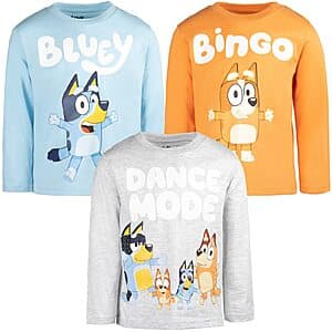 Imagikids Bluey L/S 티셔츠 3팩