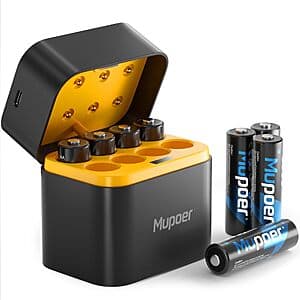 Mupoer 1.5V 3000mWh 리차저블 AA