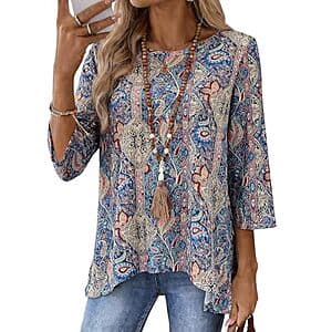 Totatuit Floral Tunic Top