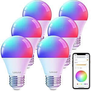 Linkind A19 RGBTW Smart Bulb