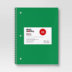 Dealworthy Spiral Notebooks