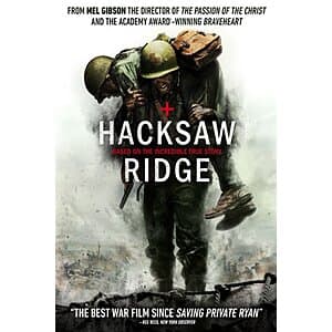 Hacksaw Ridge 4K UHD 디지털 $4