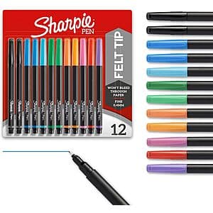 Sharpie Fine Point 0.4mm 12종
