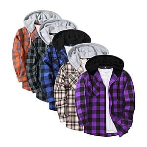 Swisswell 플란넬 후드셔츠 5pk