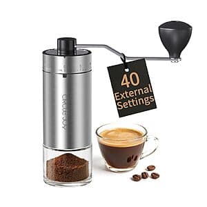 CIRCLE JOY Mini Hand Coffee Grinder