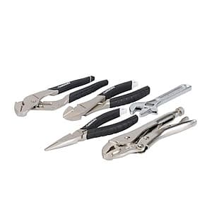 Husky 5-Pc Pliers & Wrench