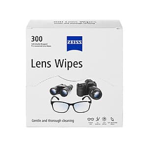 ZEISS Lens Wipes 300-ct