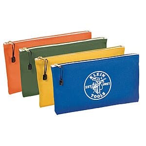 Klein Tools 캔버스 지퍼백 4-Pk $30