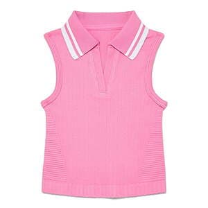 Athletic Works Girls' Sleeveless Tennis Polo