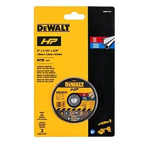 DeWALT 3인치 절단 휠 3팩 $7.30