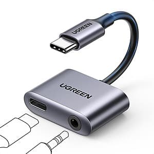 UGREEN USB-C 오디오 충전 어댑터