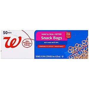 Walgreens Food Storage Bags