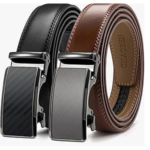 CHAOREN Ratchet Dress Belt 2-Pack