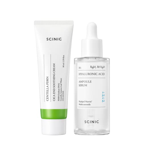 병풀 PDRN 크림 + 히아루론산 앰플 세럼