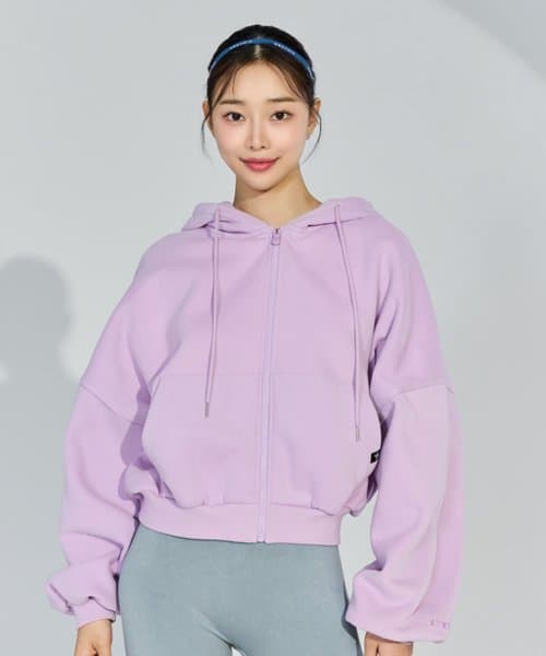 내핑 후드 집업 페일오키드