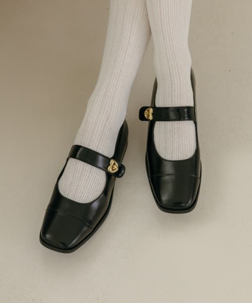 Classic Heart Mary Jane Flat 58106