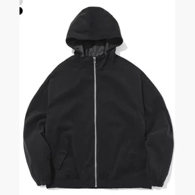 Peach Skin Basic Hood Jumper