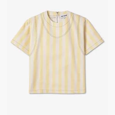 Woven Short-Sleeve T-Shirt