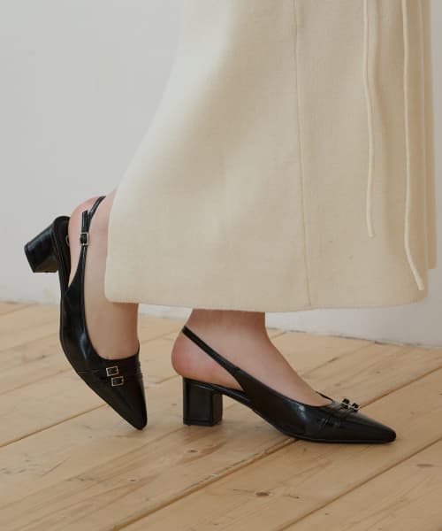 Double Buckle Pumps EBAL167130