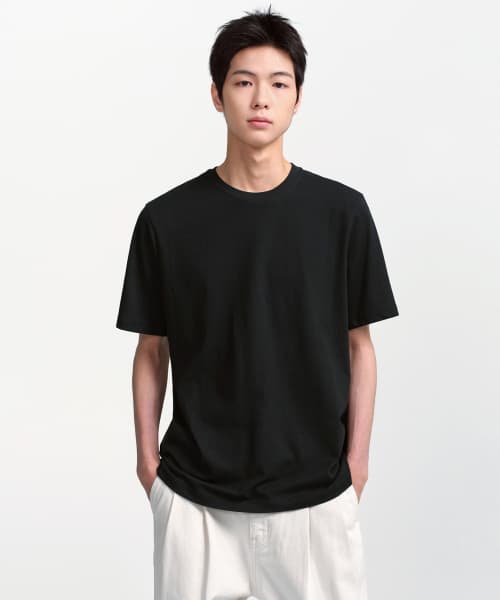 쿨탠다드 크루 넥 티셔츠