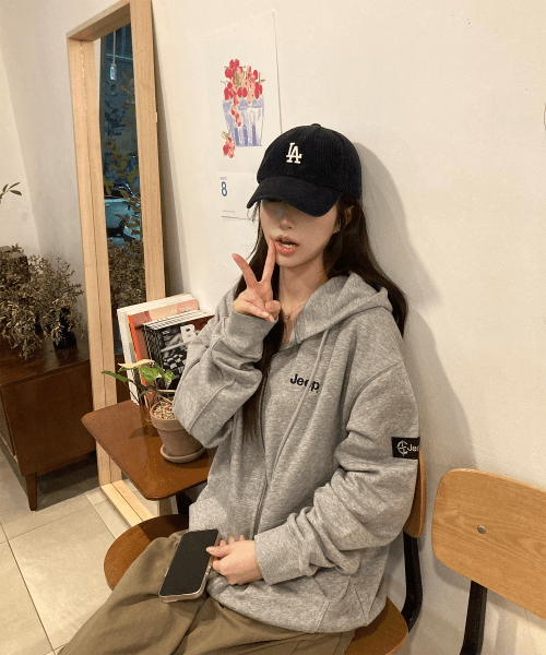 지프 후드집업 오버핏
