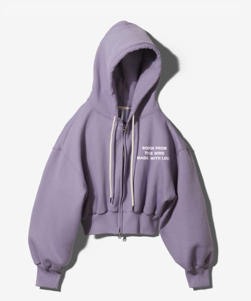 MWL Cropped Hooded Zipup