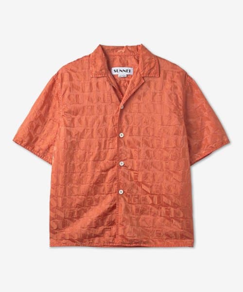 Regular Short-Sleeve Shirt, Bright Orange
