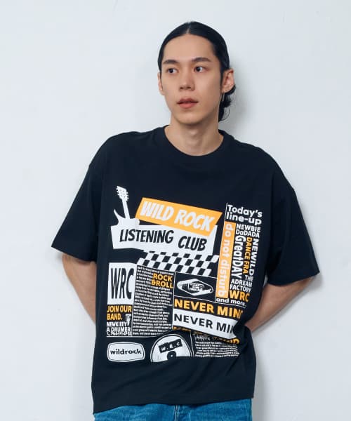 와일드 락 앤 롤 반팔 티셔츠